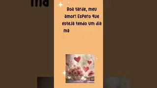 Boa tarde paixão