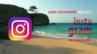 How To Share Loop Effect Live Photos iPhone iOS 11 in Instagram (No 3rd Party Required)