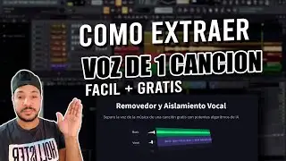 como QUITAR la VOZ  de una CANCION Facil y Gratis