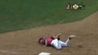 Runner Ejected For Intentionally Hurting 1st Baseman