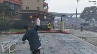 GTA V #Можно ли подпалить пожарных???
