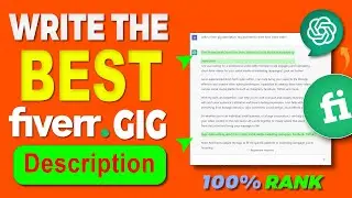How to Write the Best TITLE, DESCRIPTION & TAGS in Fiverr Gig | Using Chat GPT