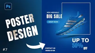 How To Make Shoe Post Design In Photoshop ? Photoshop tutorial #photoshop_studioo_ #smartgraphics