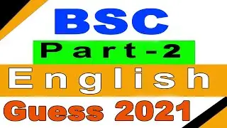 BSC English 4th Year Guess Papers For Annual 2021 Exams Punjab University.