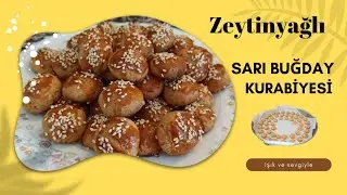 İlk Defa Deniyorum Sarı Buğday Unundan Zeytinyağlı Tuzlu Kurabiye ✓ Katı yağ yok ❌
