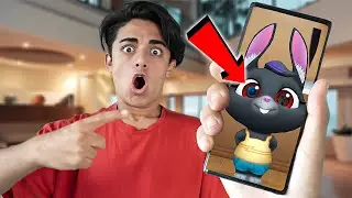 THE RABBIT BECCA HAS A CAMERA IN THE EYE !! (My Talking Tom Friends)