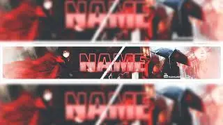 Anime Banner Template l Photoshop CC / Cs6