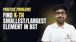 DSA in Python Course - Kth Smallest Element in a BST | Morris Algorithm | LeetCode Medium | Part 176