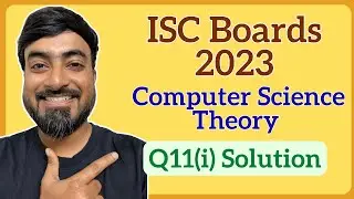 ISC 2023 Computer Science Theory Paper Question 11(i) Solution | Add Node to end of Linked List