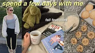 spend a few fall days with me 🍂🥐 baking, reading arcs, where i've been