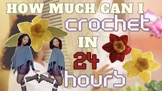 how much can i crochet in 24 hours, pt. 3 | crochet vlog