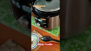 Usando la Ninja Foodie. Grabando próxima receta 