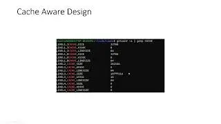 Cache Aware Design ( Low Latency & High Frequency)