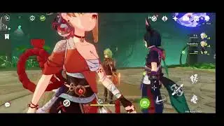 Genshin impact mobile test on Geforce now Co-op domain
