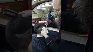 hair tattoo (художественный выстриг) Versace Версаче