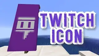 How to make the TWITCH symbol logo in Minecraft!