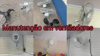 Manutenção em ventiladores de parede 