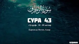 У (Аллоҳ) осмонда ҳам илоҳ, Ерда ҳам илоҳ бўлган Зотдир. У ҳикмат Эгаси ва билгувчидир. | HD