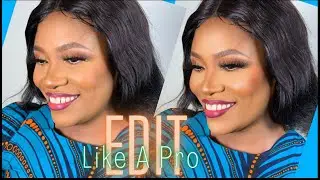 How to edit makeup pictures with your phone |android | iphone