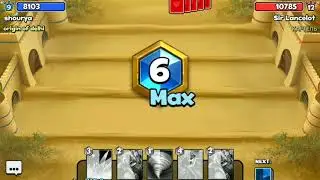 best decks to win every match in max 6 event in CASTLE crush || us bro