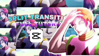 Split transition tutorial | Capcut tutorial