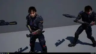 TEST 02 DAZ imported to Unreal Engine 4 Retarget animation and morph target