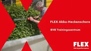 FLEX Akku-Heckenschere GHT 55 18-EC mit BVB-Legende Nobby Dickel!
