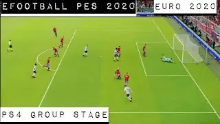 PES 2020 - EURO 2020 - Gameplay - PS4 - Group Stage with England