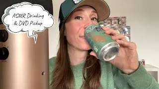 ASMR Drinking and DVD Pickup | Whispered Ramble | 2,000 Subscribers!