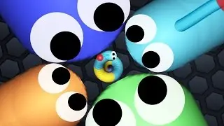 Slitherio - Small vs Giants | Epic Moments
