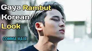 Gaya Rambut COMMA HAIR Korean Look