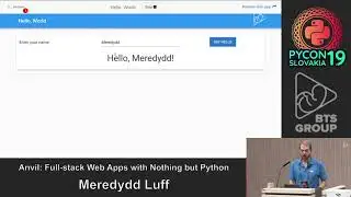Meredydd Luff - Anvil: Full-stack Web Apps with Nothing but Python