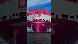 Mega Max Container Ship Maiden Voyage - ONE INNOVATION