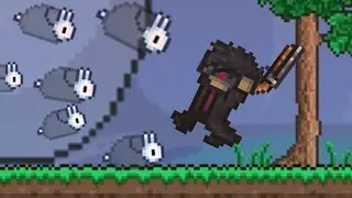I tried beating the King Slime in terraria's hardest difficulty as a vampire