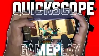 Wraith The Quickscope Queen 30FPS Low End Device Gameplay Apex Legends Mobile
