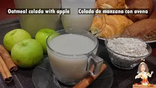 Oatmeal and apple porridge