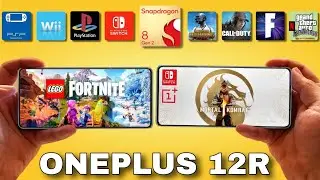 OnePlus 12R Review | Gaming Test - PUBG, Fortnite, COD Mobile, Nintendo Switch Emulation