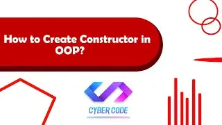 How to Create Constructor in OOP step by step