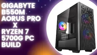 Power and Efficiency GIGABYTE B550M AORUS PRO || Ryzen 7 5700G ||NexusComputer