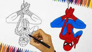 How to draw Spider-Man - Easy step by step for beginners