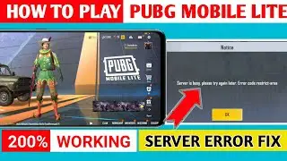 How To Play Pubg Mobile Lite After Ban || How to play pubg mobile lite after server down in india