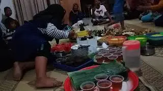 Suasana kebersamaan dikampung,syukuran
