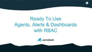 Sematext Cloud - UI Demo