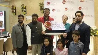 The Majestic Furniture New Logo Launched by Md.Salahuddin, Dr.Yacob, Zehra Jabeen, Raghav