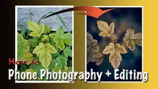 Mobile Photography, How to edit a normal photo on a Phone to look like a Fantasy Photo