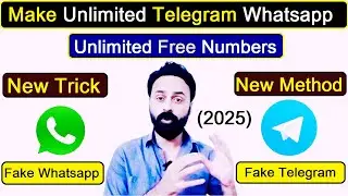how to make unlimited whatsapp account | unlimited telegram | Whatsapp fake number for verification