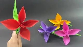 Origami Flowers for Beginners | Simple 🌷