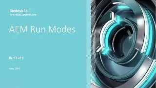 3.7 AEM Run Modes