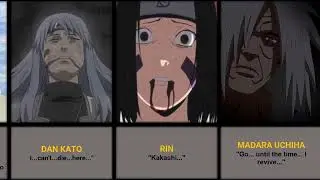 Last Words Before Death [Naruto Characters]