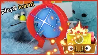 learn play | friendship and caring | doll eat | boom game with robot